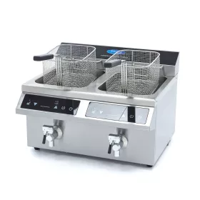  MAXIMA indukciós olajsütő - 2x8 literes - 2x3,5 kw - Digitális