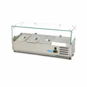   Maxima feltéthűtő 95 cm - 3x1/3 GN - Leheletvédő üveggel