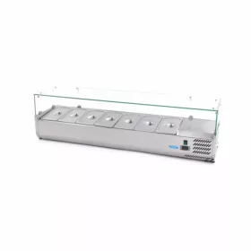   Maxima Feltéthűtő 160 cm - 7x1/3 GN - Leheletvédő üveggel