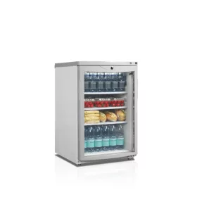   Tefcold BC85 w/Fan - Palackhűtő - Pult alatti üvegajtós kishűtő 92 literes - 75 cm magas