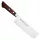 Satake Noushu Masamune Saku Nakiri Japán Shirogami szénacél konyhakés 63 HRC, 17 cm, mahagóni markolat