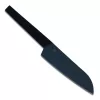 Satake Black Santoku Japán rozsdamentes konyhakés fekete oxid bevonattal 56 HRC, 17 cm, polipropilén markolat