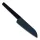Satake Black Santoku Japán rozsdamentes konyhakés fekete oxid bevonattal 56 HRC, 17 cm, polipropilén markolat