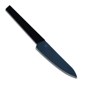   Satake Black Japán rozsdamentes univerzális konyhakés fekete oxid bevonattal 56 HRC, 13 cm, polipropilén markolat