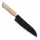 Satake Via Kitchen Santoku Japán rozsdamentes konyhakés 59 HRC, 18 cm, fekete oxid bevonat, kőrisfa markolat