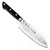 Satake Satoru Tsuchime Santoku Japán rozsdamentes konyhakés 59 HRC, 17 cm, laminált markolat