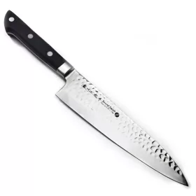   Satake Satoru Tsuchime Gyuto Japán rozsdamentes konyhakés 59 HRC, 21 cm, laminált markolat