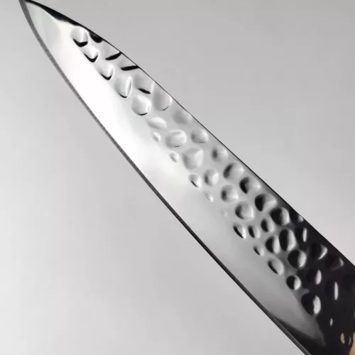 Satake Satoru Tsuchime Japán rozsdamentes univerzális konyhakés 59 HRC, 13,7 cm, laminált markolat