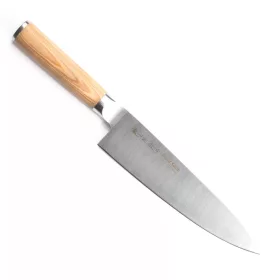   Satake Noushu Masamune Gyuto Japán rozsdamentes szakácskés 59 HRC, 20 cm, pakkafa markolat