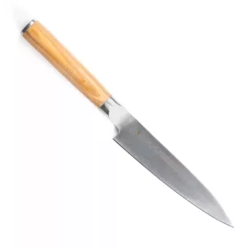   Satake Noushu Masamune Japán rozsdamentes univerzális konyhakés 59 HRC, 13 cm, pakkafa markolat