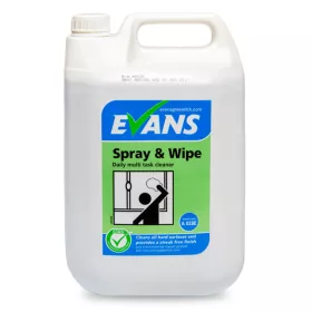   EVANS Spray and Wipe Evans - Üveg és inoxtisztító - 5 liter