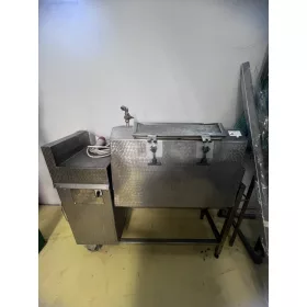 Rozsdamentes forgódobos húskeverő, sózó, pácoló