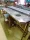 Inox sarok asztal 3 polccal