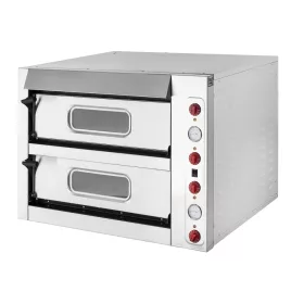 Körbe samottos kétaknás pizzakemence FF44 - 8x34 cm