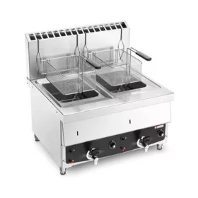  Elframo GT 10+10 gázüzemű olajsütő – 10 liter + 10 liter – 6,5 kW + 6,5 kW