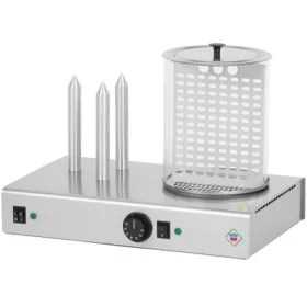   RM Gastro HD-03 N Hot dog sütő, 3 tüskés, virslipároló hengerrel