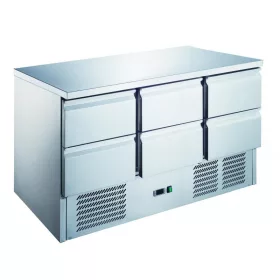 KH-S903TOP-6D - Hűtött munkaasztal 6 fiókkal