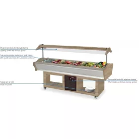 SB-C 120 - Hűtött salátabár