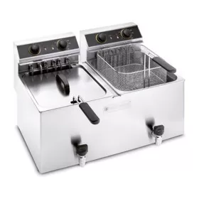   Elframo ST 7+7 elektromos olajsütő – 7,5 liter + 7,5 liter – 4,8 kW + 4,8 kW