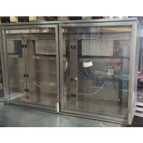 Inox 2 ajtós kolbászhűtő